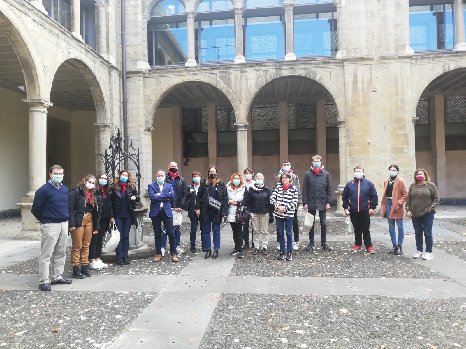 Alumnado vulnerable de Holanda, Finlandia e Italia visita Navarra para conocer la actividad de la Escuela de Educadoras y el CIP María Ana Sanz